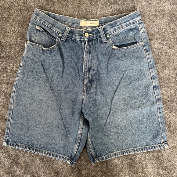 Cherokee Other - Cherokee Mens Denim Shorts Medium Wash Blue 100% Cotton Size 32 FA99-2